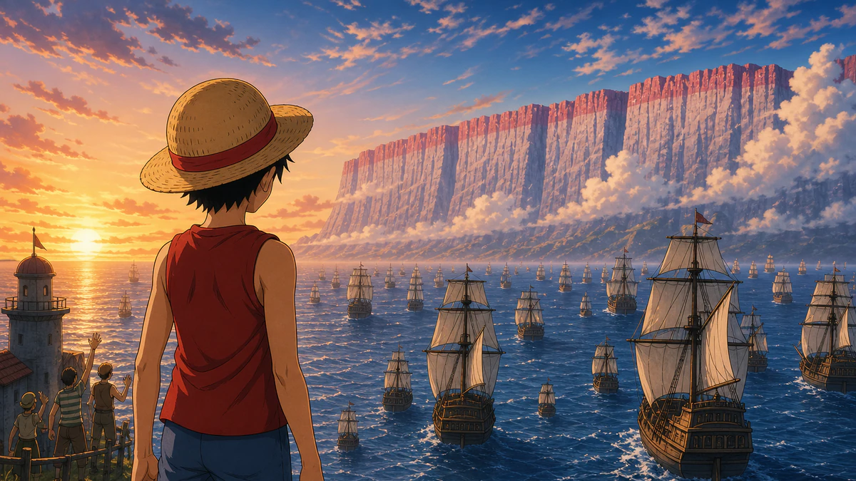 Síntese visual dos principais pontos de One Piece