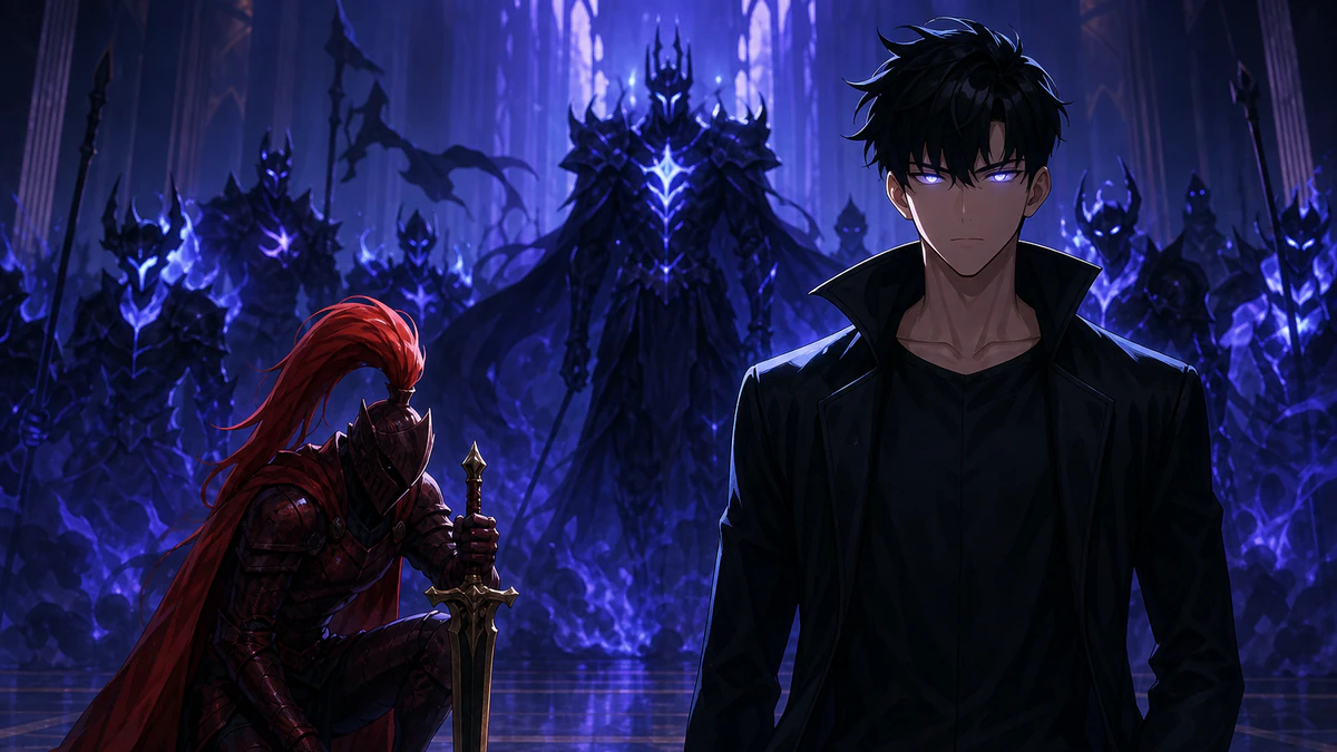 Síntese visual dos principais pontos de Solo Leveling