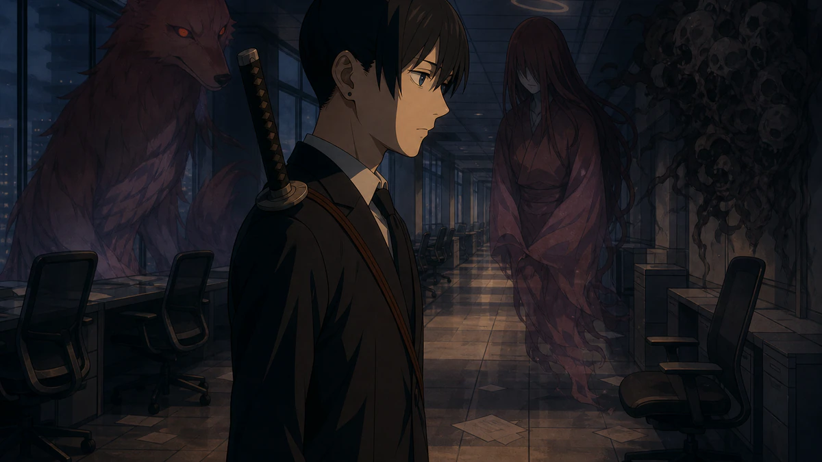 Síntese visual dos principais pontos de Chainsaw Man