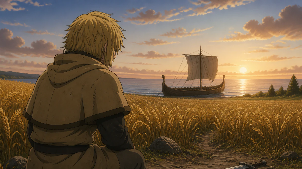 Síntese visual dos principais pontos de Vinland Saga