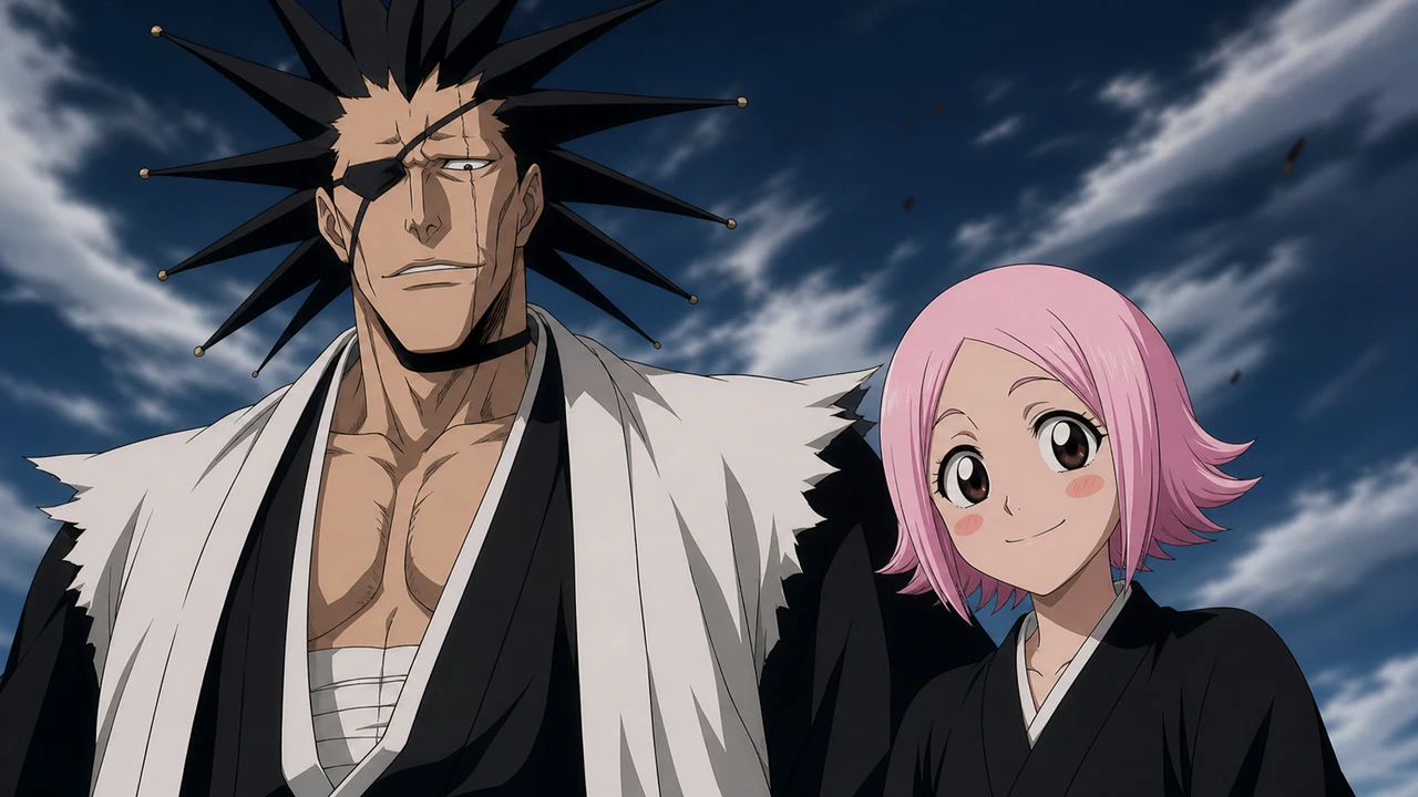 Kenpachi e Yachiru representando o vínculo construído ao longo de suas trajetórias