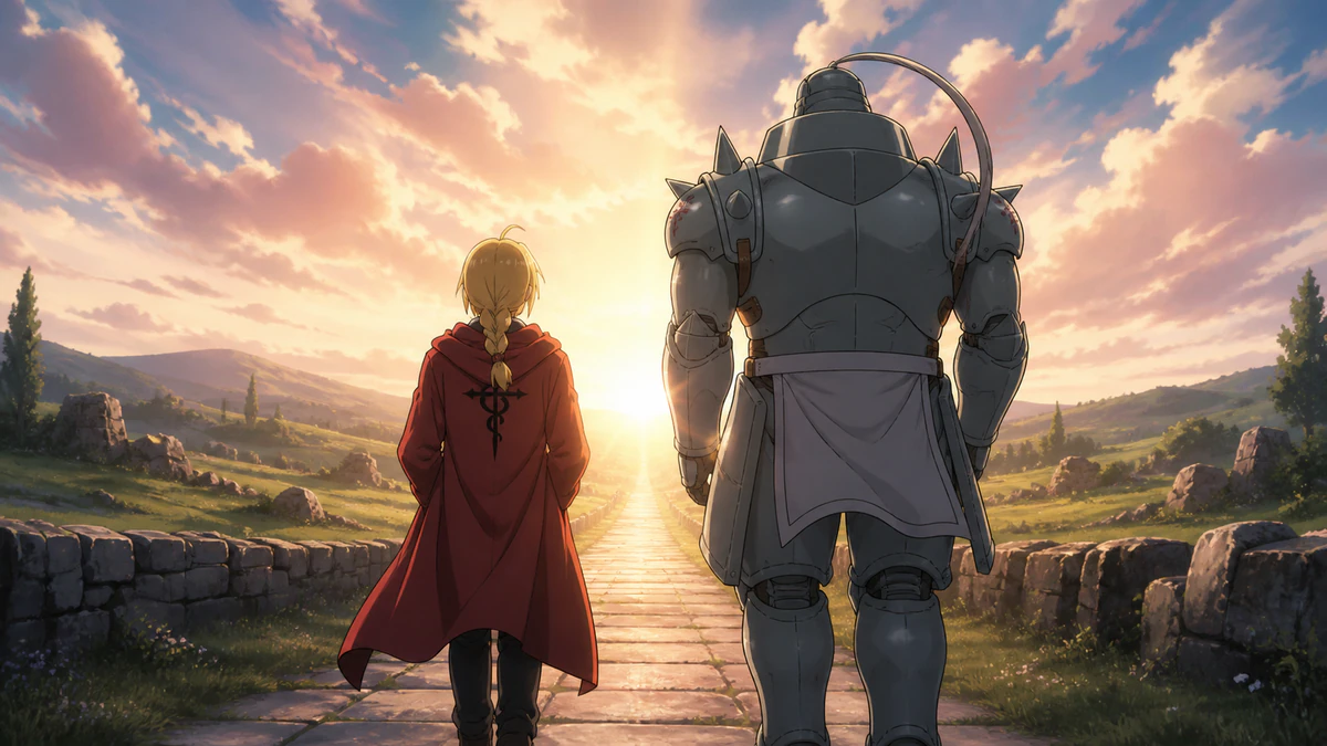 Síntese visual dos principais pontos de Fullmetal Alchemist