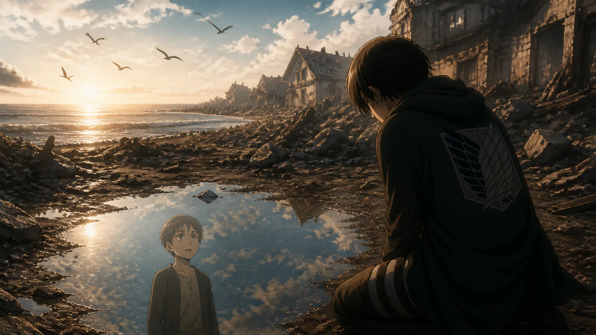 Síntese visual dos principais pontos de Attack on Titan